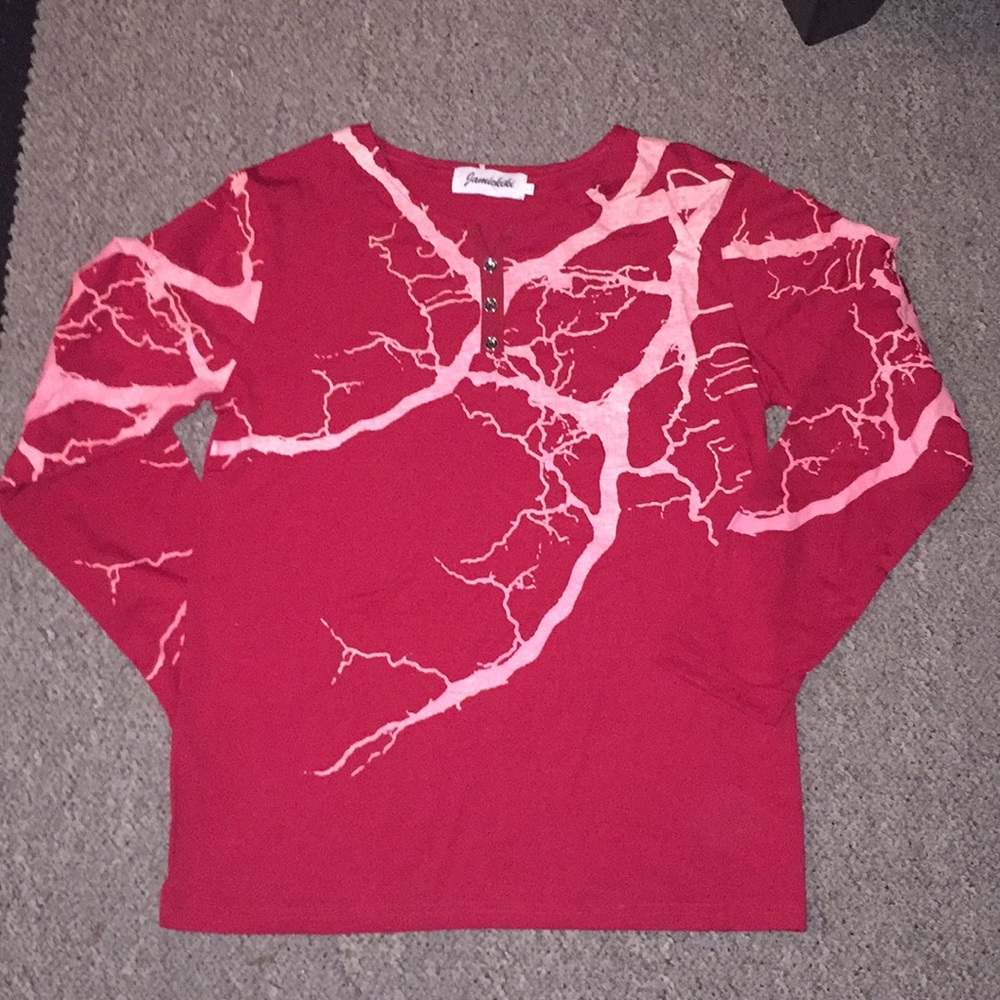Jamickiki red long sleeve Size L
